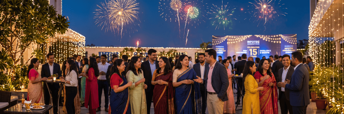 business celebration fireworks display